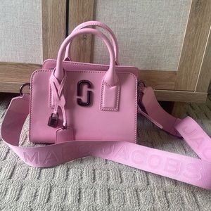 Marc Jacobs Little Big Shot Pink Leather Tote